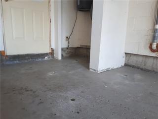 Sinking Garage Floor Creates Water Leaking Concerns, Whitby, ON