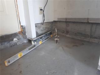 Sinking Garage Floor Creates Water Leaking Concerns, Whitby, ON