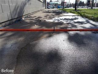 Sinking Concrete Causes a Trip and Fall Accident at Shopping Centre in Toronto, Ontario
