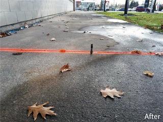 Sinking Concrete Causes a Trip and Fall Accident at Shopping Centre in Toronto, Ontario