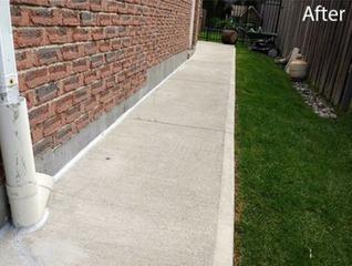 Sloping Walkway Poses Water Seepage Risk in Newmarket, Ontario