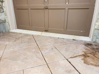 Garage Entrance Sinking in Uxbridge, Ontario