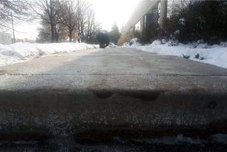 Tripping Hazards Surround Commercial Building in Brampton, Ontario