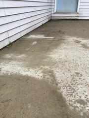 Sinking Back Patio Creates Patch of Ice in Orillia, Ontario