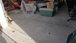 Void Leads to Cracked Garage Floor in Pickering, Ontario