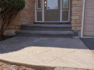 Sinking Concrete Leaves Older Customer Worried in Caledon, Ontario