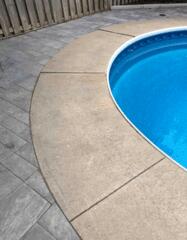 Sinking Pool Deck Hurts Child's Foot in Mississauga, Ontario