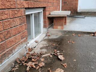 PolyLevel® for Basement Window, Sloped Driveway, Burlington, ON