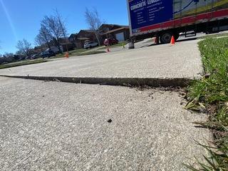 Leveling Large Driveway Slab, Milton, ON