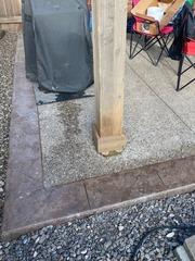 Concrete Slab Under Gazebo Becomes Uneven, Binbrook, ON
