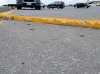 OnRoute Sinking Concrete Driveway, Innisfil, Ontario