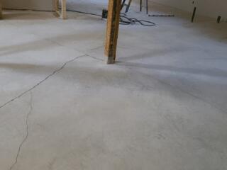 New Build Home Had Concrete leveling Issues in The Basement, Port Sydney, ON