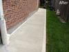 Sloping Walkway Poses Water Seepage Risk in Newmarket, Ontario