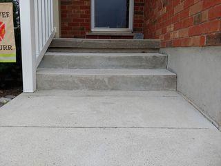 Two-Year Old Concrete Sinking in Hanover, Ontario