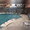 This beautiful pool and backyard was hindered by the sinking concrete