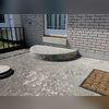 Not only was this step not to code, water would pool and freeze in front of the door during the winter