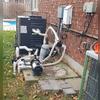 The pool heater has an internal burner, but the tilt was causing it to work harder than it needed to