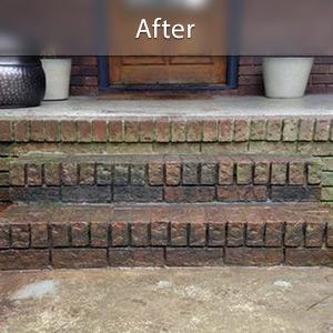 Sinking stairs repaired with polyurethane injection Toronto