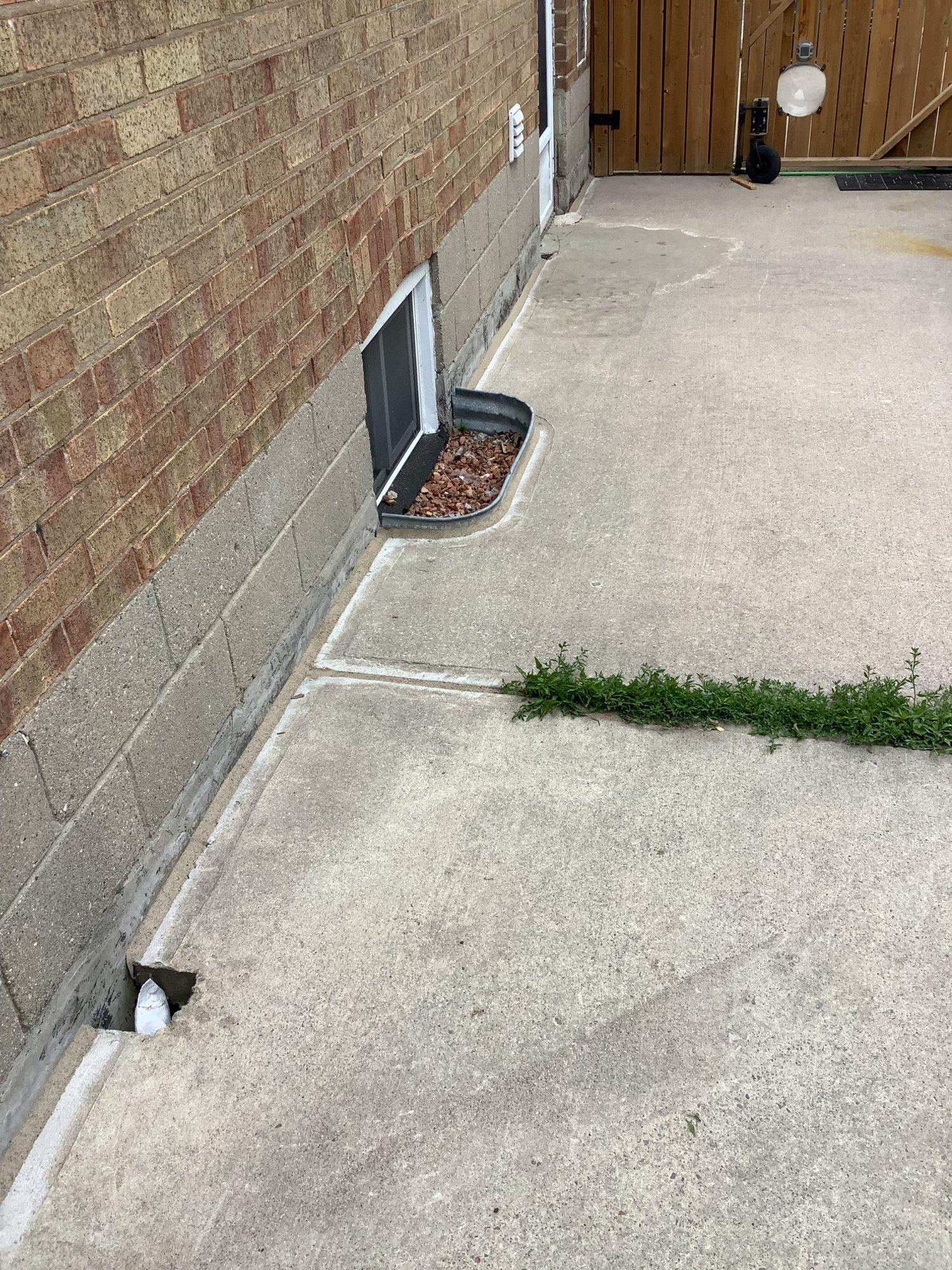 Sinking Concrete Patio Repair in Toronto - After Photo