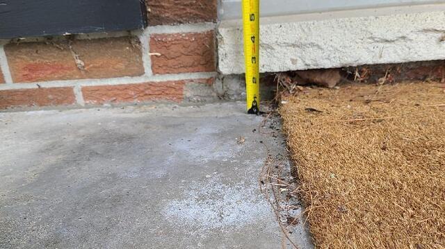 Small Step, Big Impact: Concrete Repair in Huntsville, Ontario - Before Photo