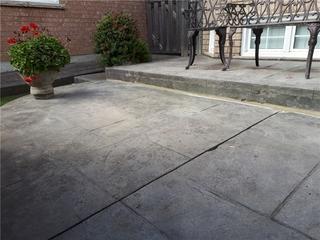 Sinking Front Patio, Maple, ON