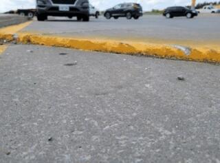 OnRoute Sinking Concrete Driveway, Innisfil, Ontario